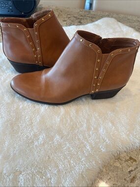 Sam Edelman bootie with gold studs
